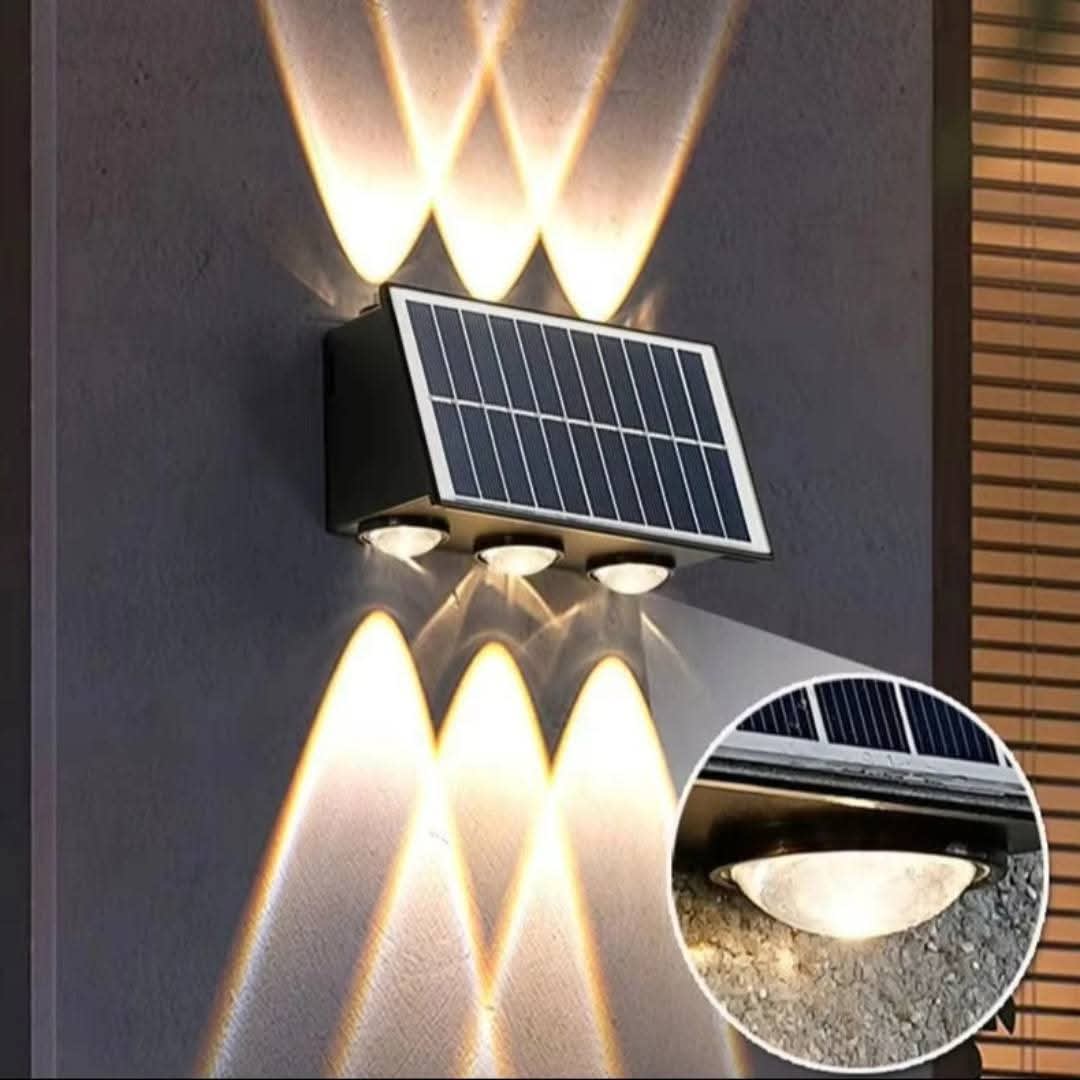 Outdoor wall solar decor lights